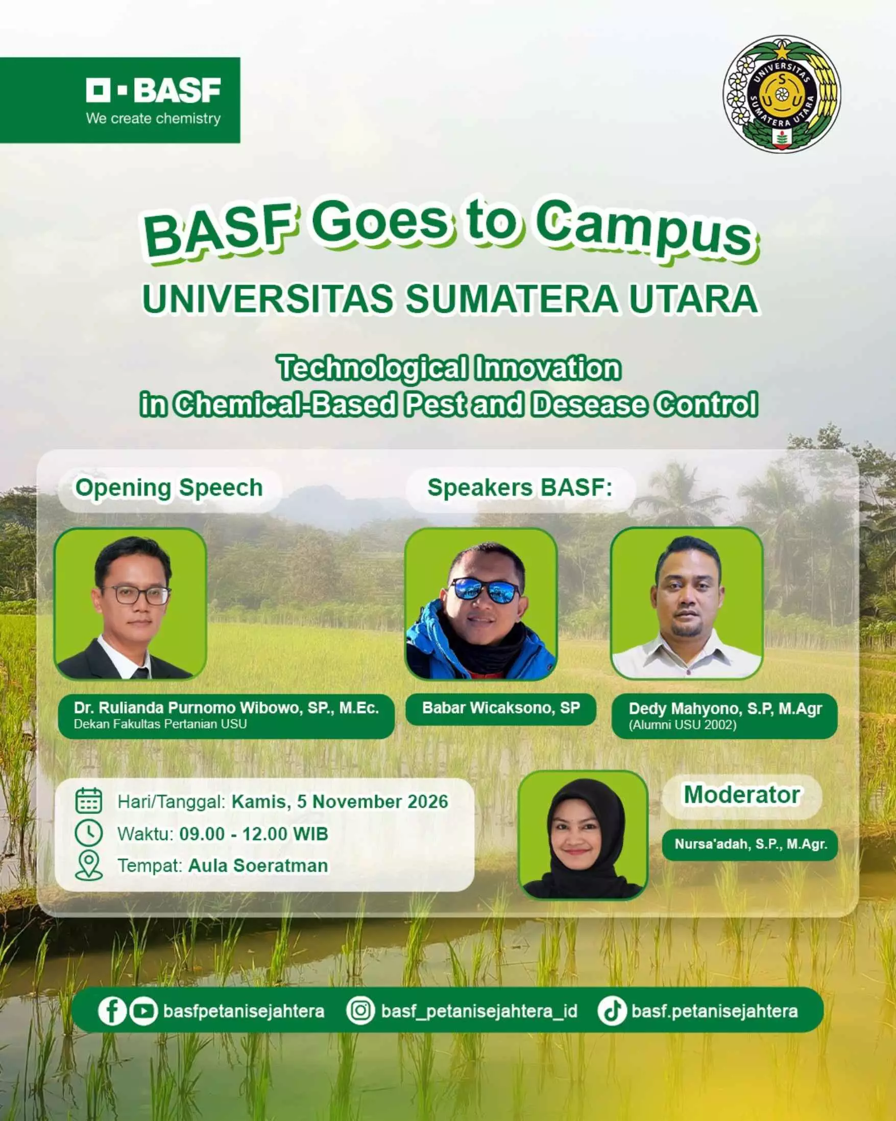 BASF Goes to Campus Universitas Sumatera Utara